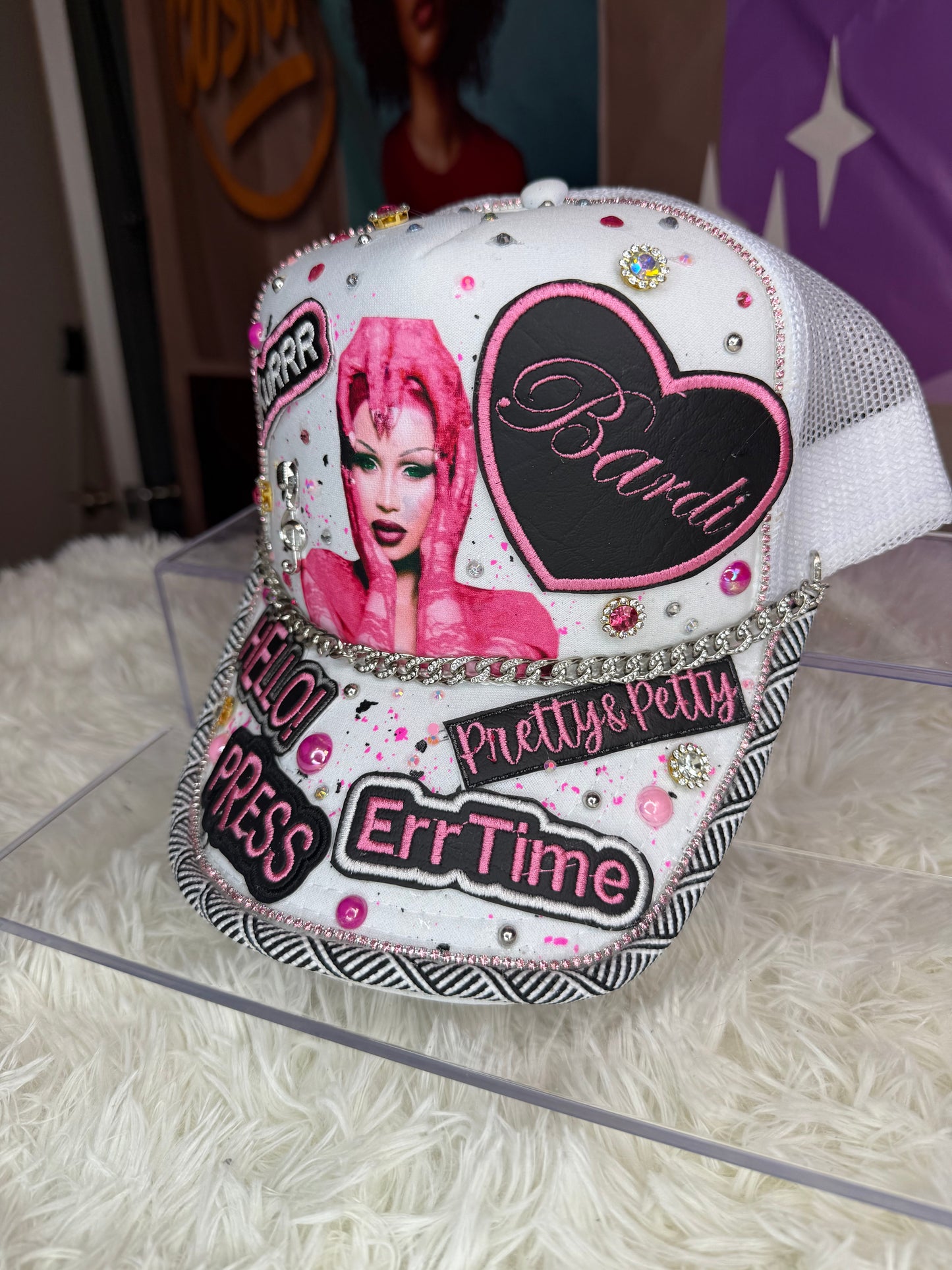 CARDI B HAT CUSTOM ORDER