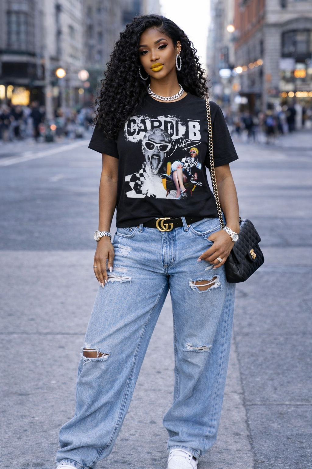 CARDI B CONCERT TEE/LITTLE KISS DRAMA TOUR