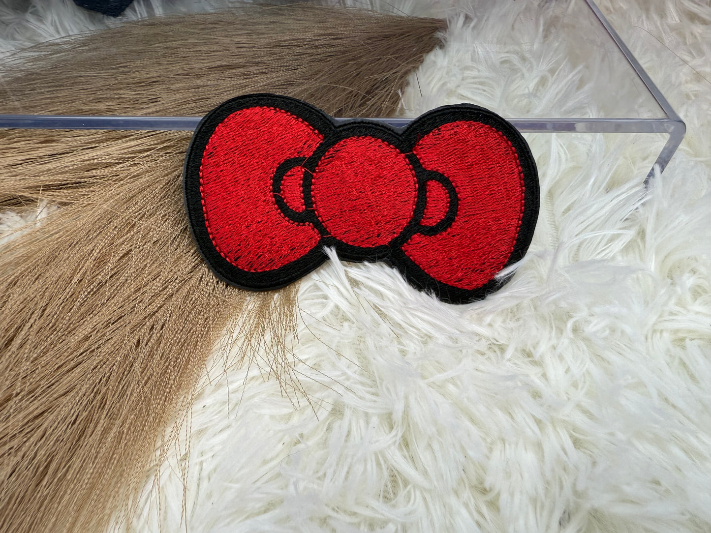 HELLO KITTY BOW PATCH