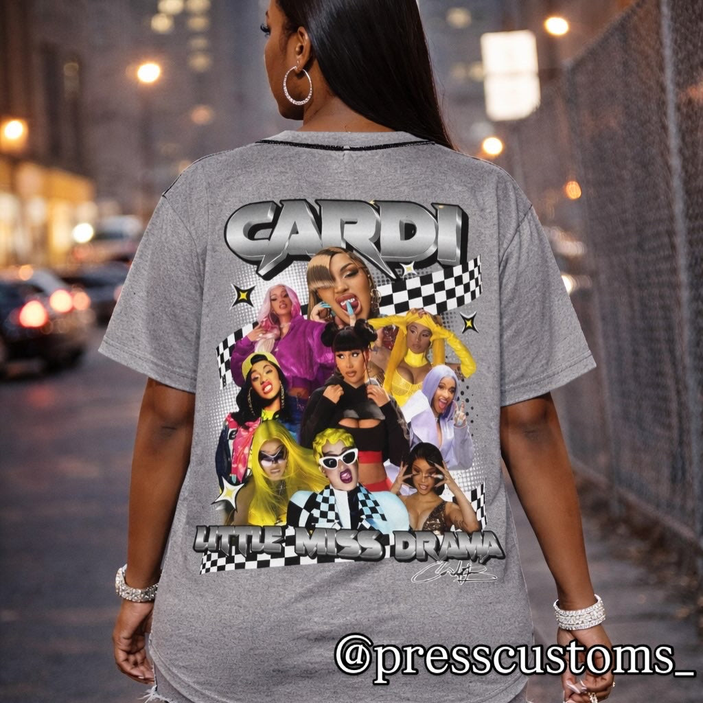 CARDI B baseball jersey