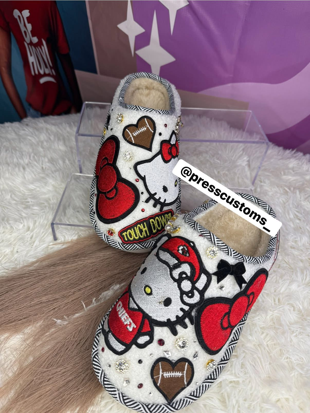 Chiefs HK patch house slippers