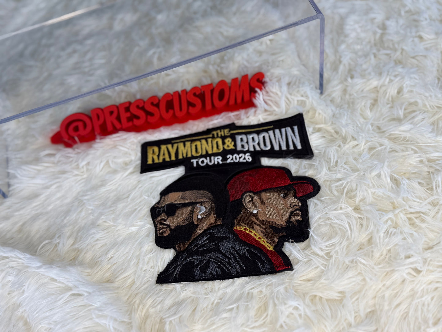 USHER & CHRIS BROWN TOUR PATCH