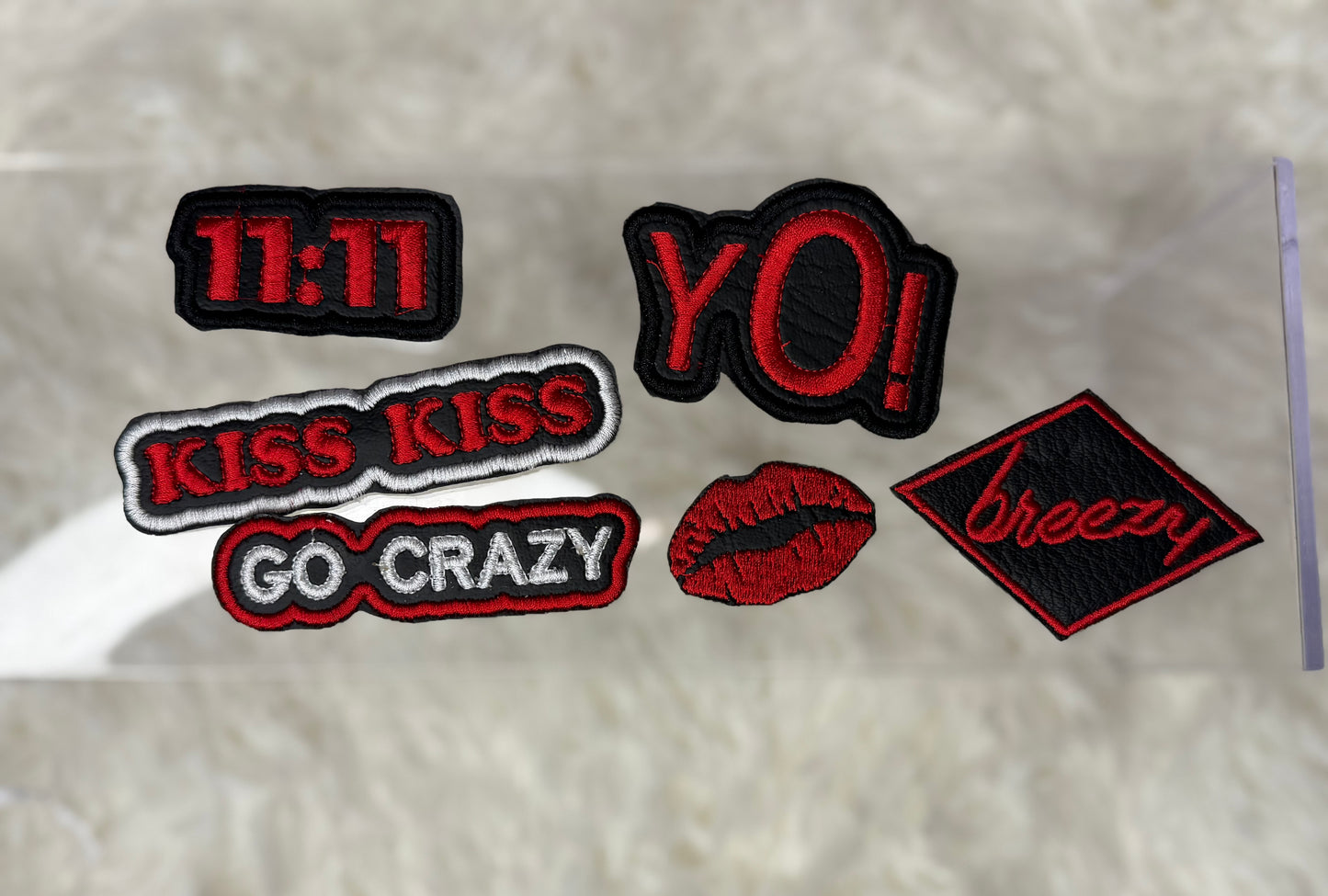 RED BREEZY PATCH bundle chris brown