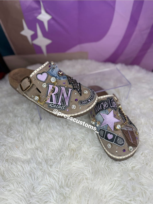 Healthcare worker clogs