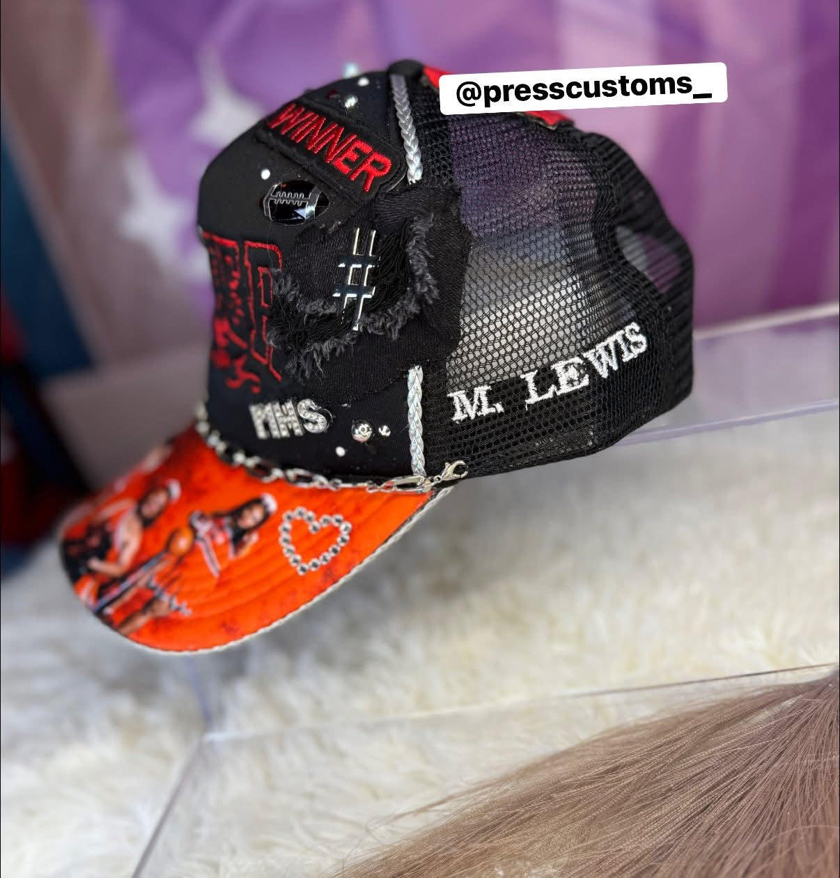 SPORTS MOM CUSTOM PHOTO HATS