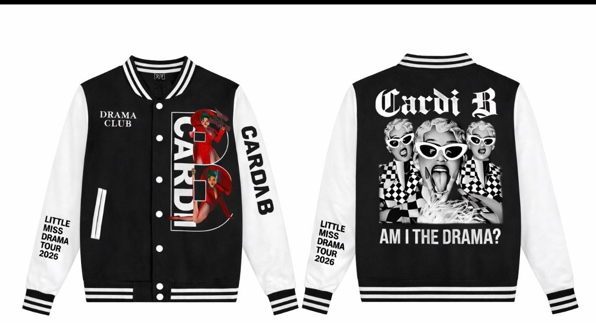 Cardi B varsity Jacket