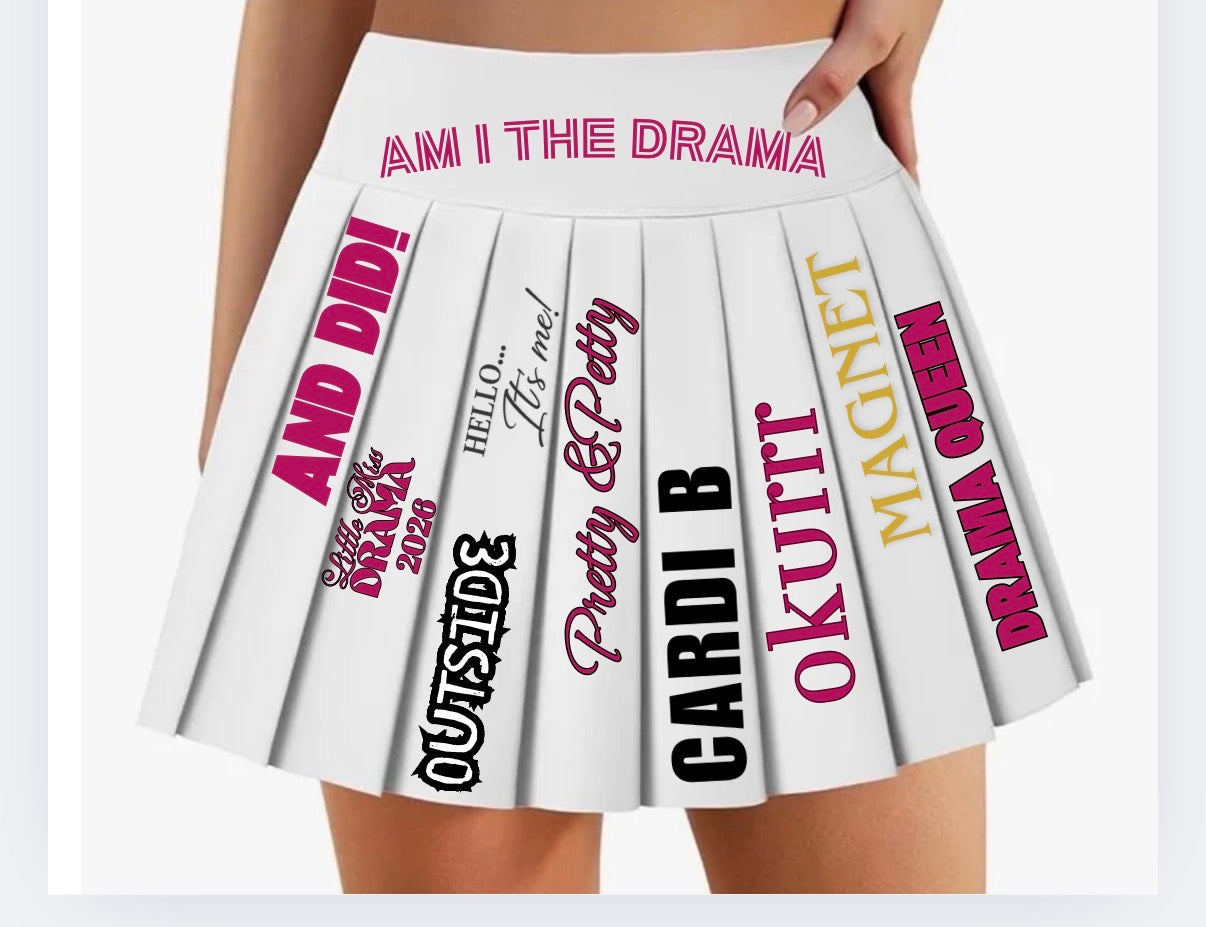 CARDI B SCHOOL GIRL SKIRT