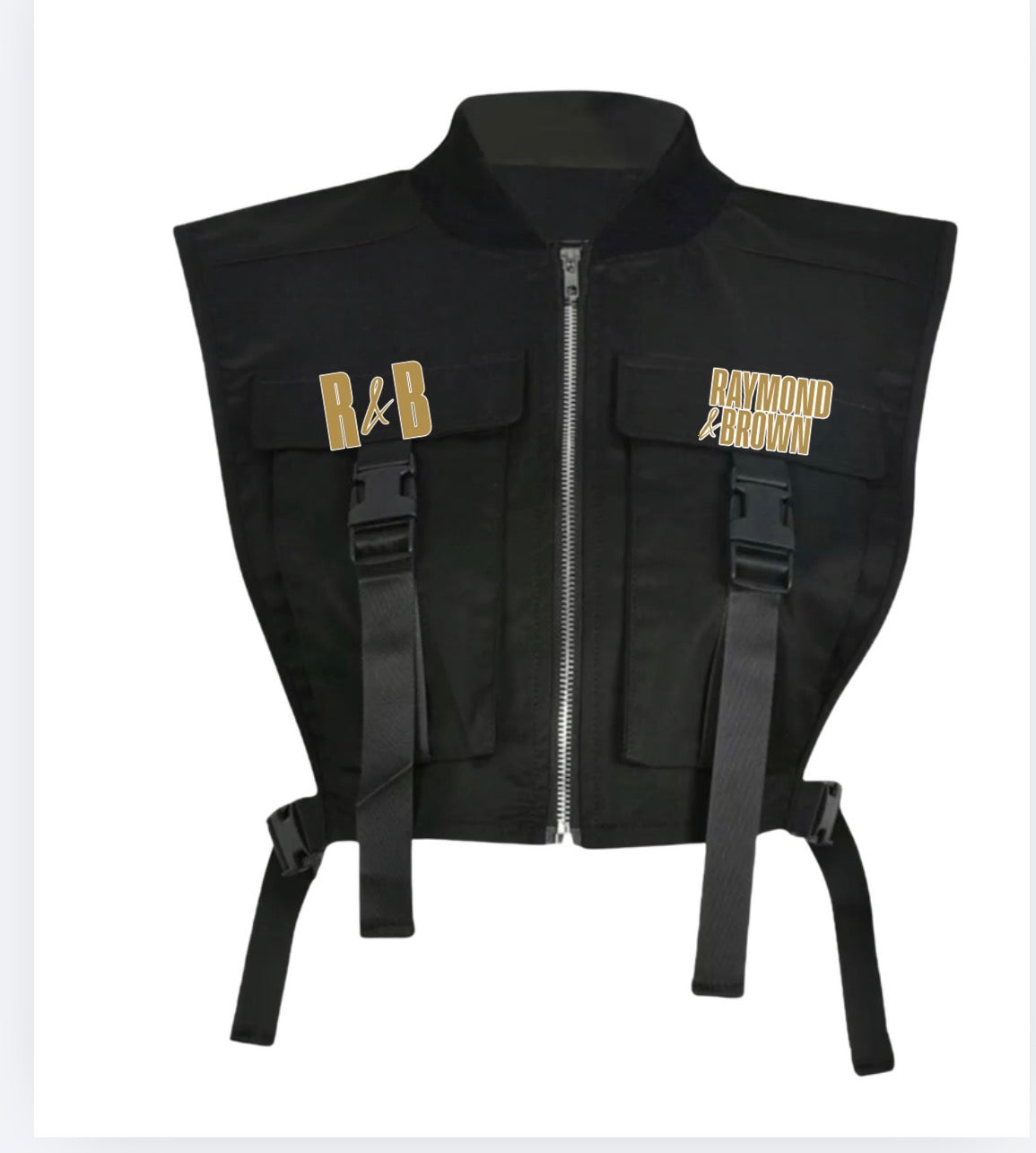 Black R& B tour cargo vest