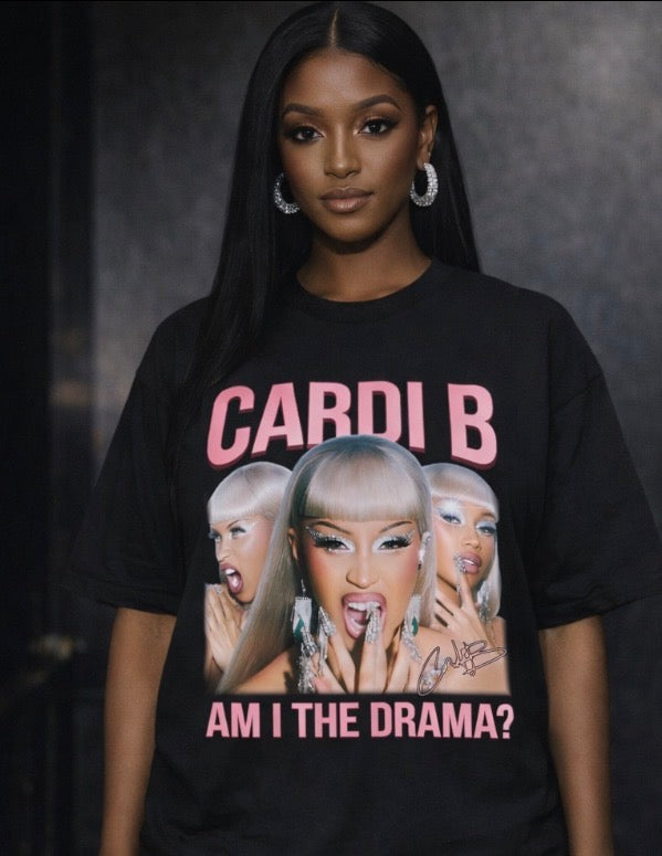CARDI B CONCERT TEE/LITTLE KISS DRAMA TOUR