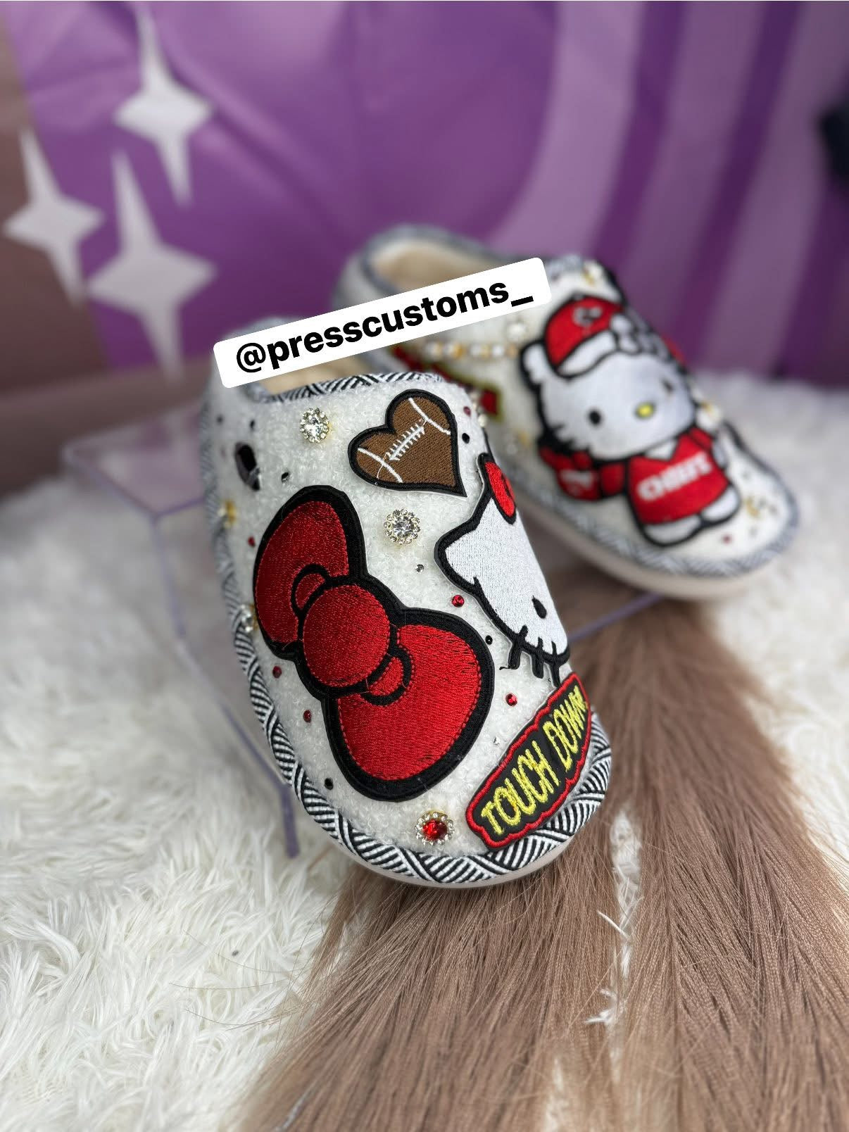 Chiefs   HK patch house slippers