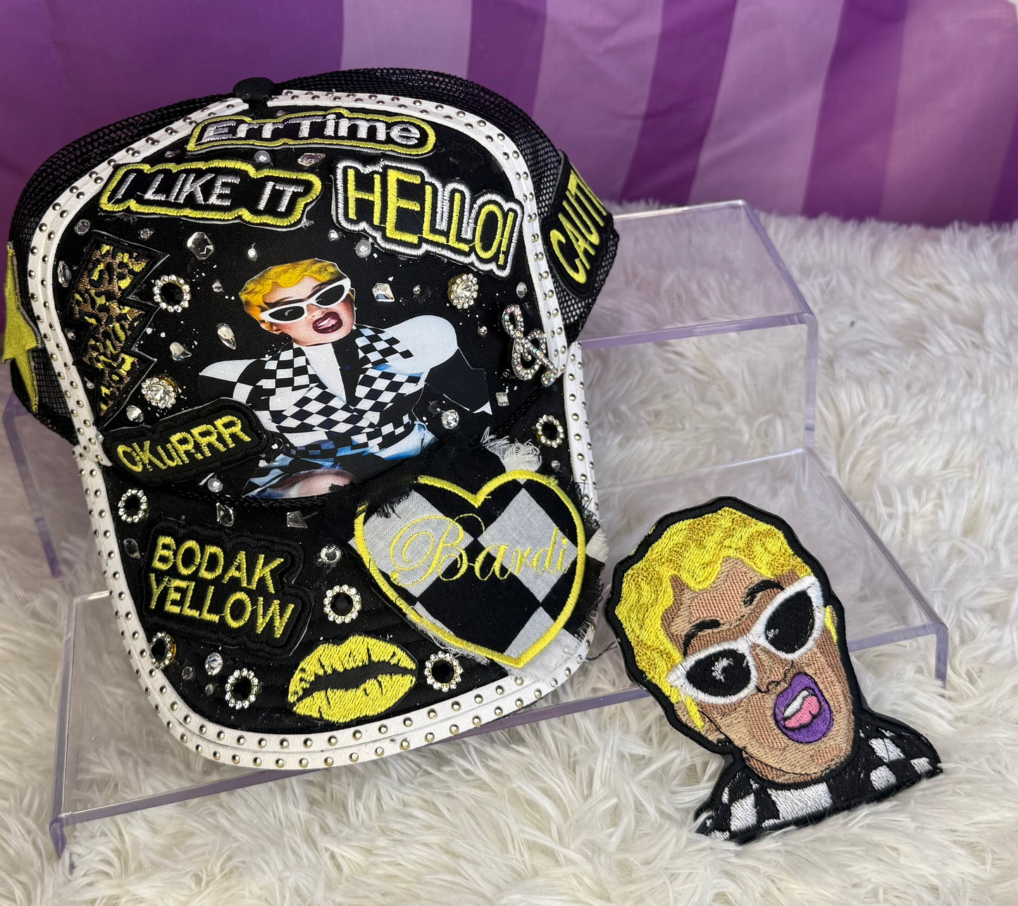CARDI B HAT CUSTOM ORDER
