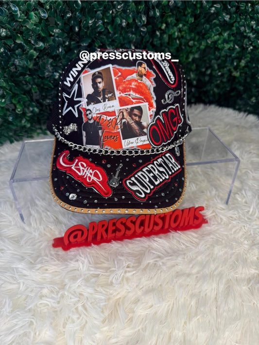 R&B USHER AND CHRIS BROWN JUNK HAT CUSTOM ORDER see description