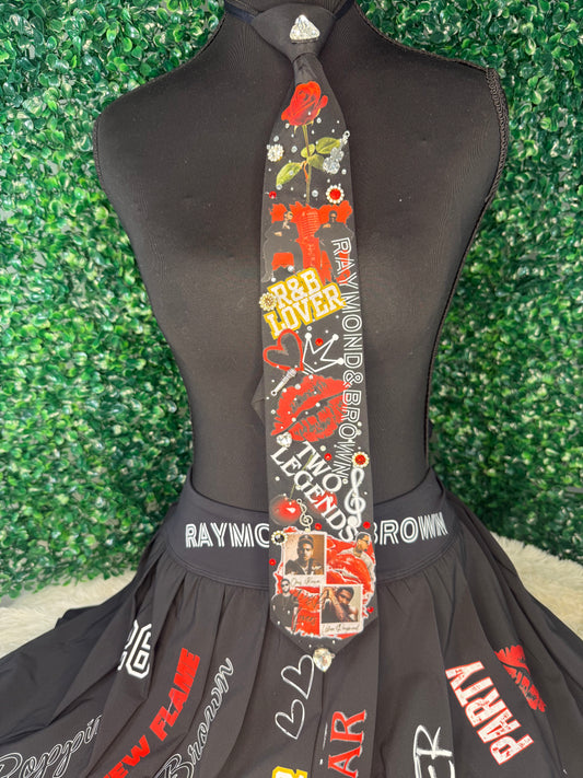 USHER AND CHRIS BROWN R&B TOUR  TIE (READ/SEE DESCRIPTION)