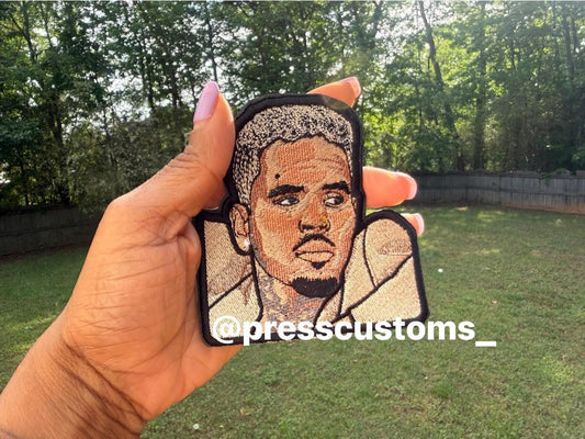 CHRIS BROWN  ICON   tan patch