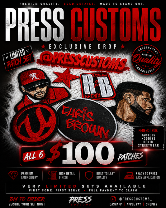 CHRIS BROWN/ USHER PATCH BUNDLE