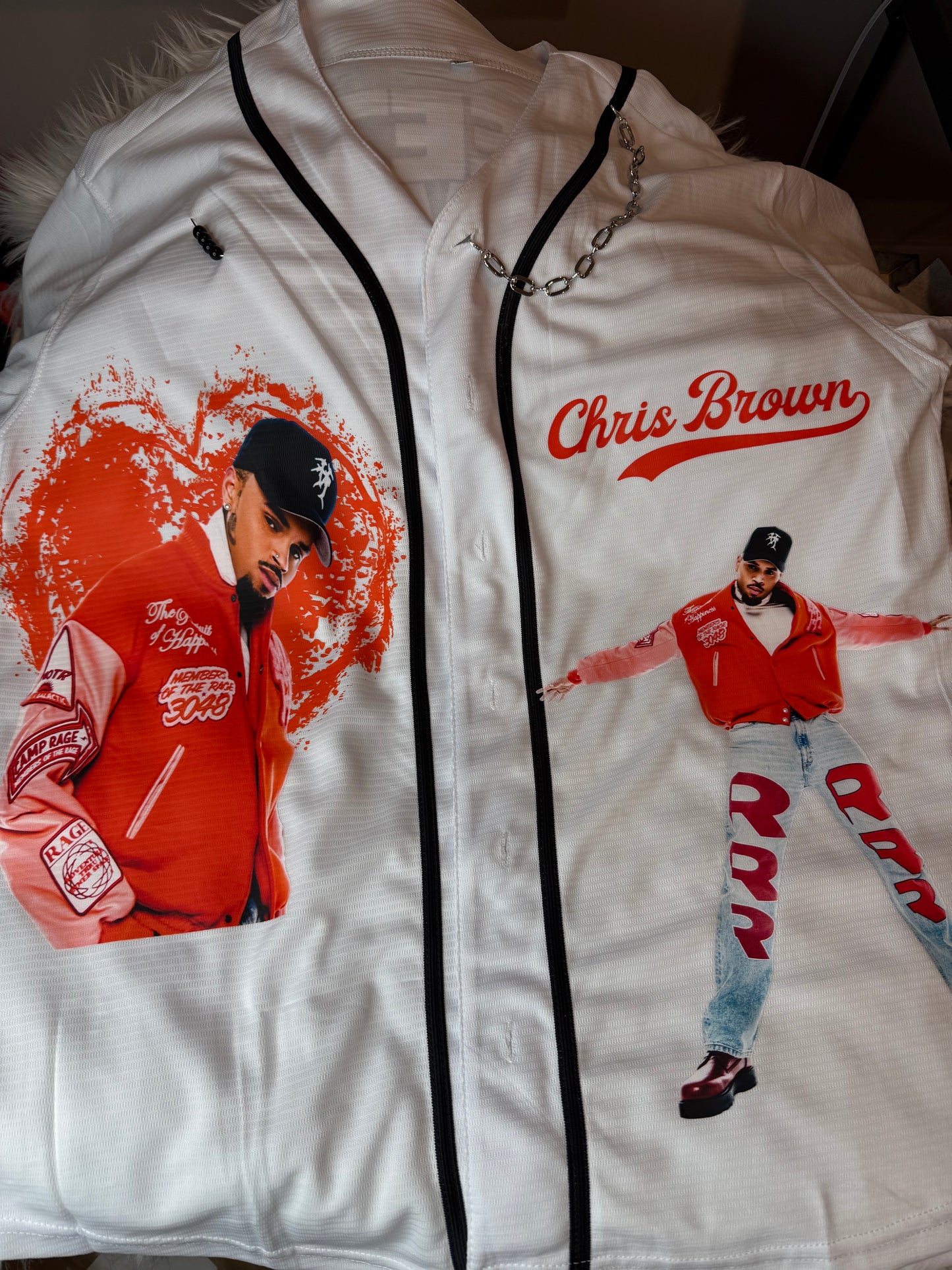 STAR CUSTOM BASEBALL JERSEY