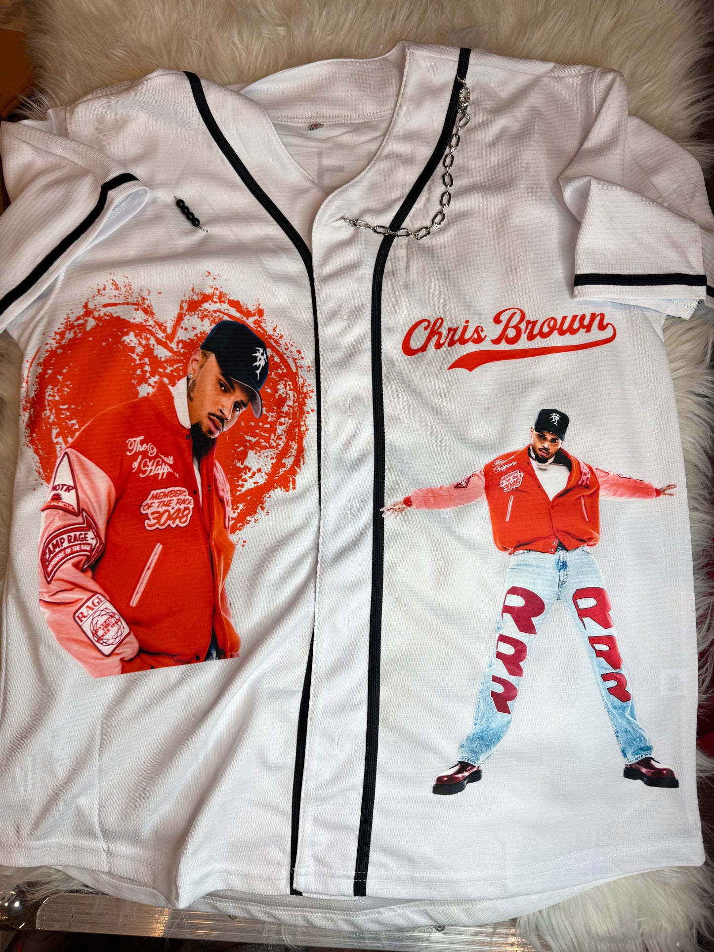 STAR CUSTOM BASEBALL JERSEY